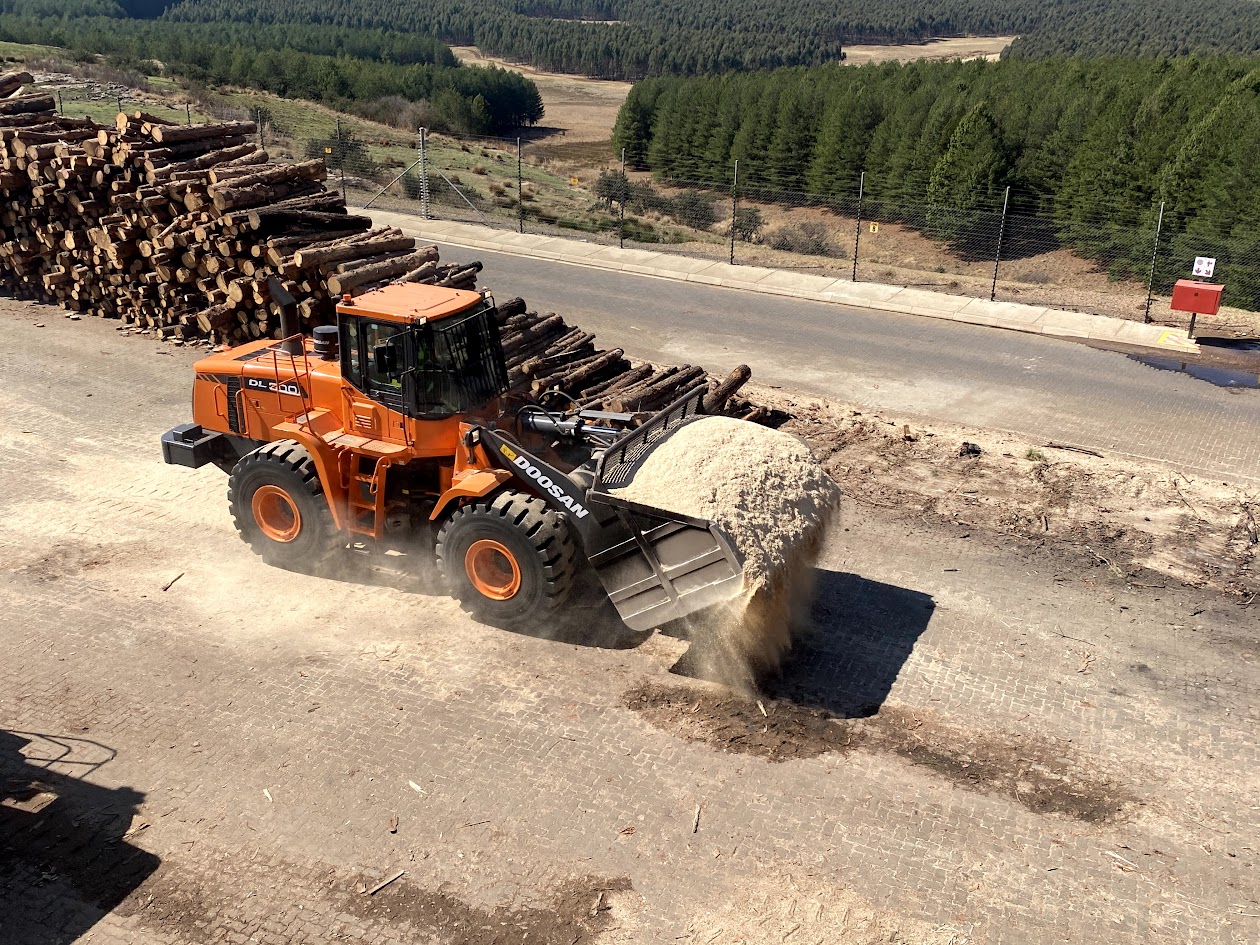 Milestone managing materials handling at a sawmill operation